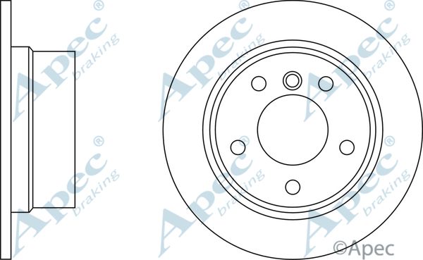 APEC BRAKING Jarrulevy DSK2040